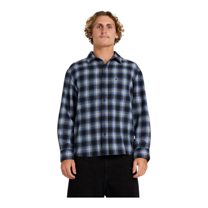 Volcom Psycho Flannel - Light Navy