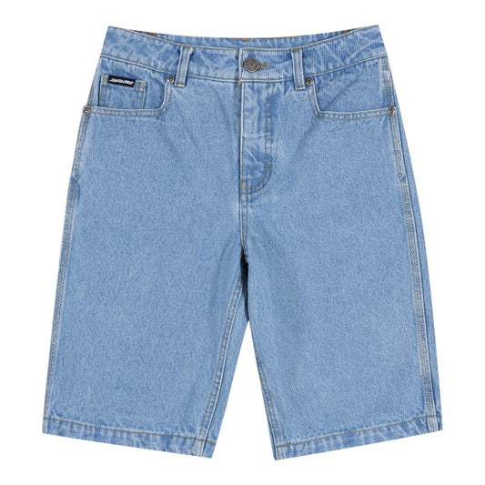 Santa Cruz Youth Summer 76 Denim Shorts - Mid Blue