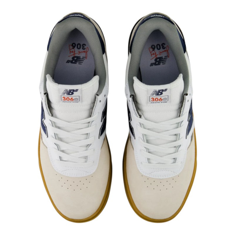 New Balance Numeric 306 Jamie Foy Cup - White/Navy