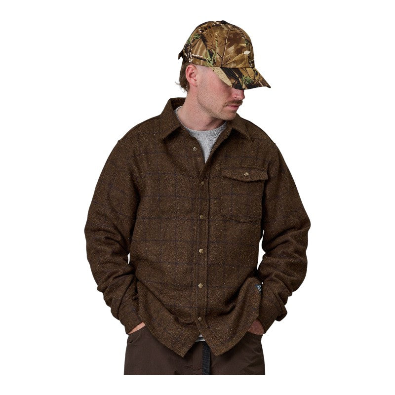 J.A.F Shoreman Snap Shirt - Brown Check