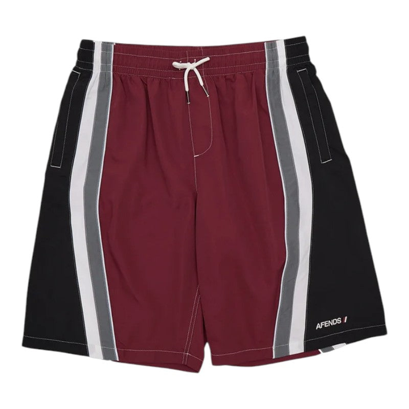 Afends Tallows Swim Short - Burgundy