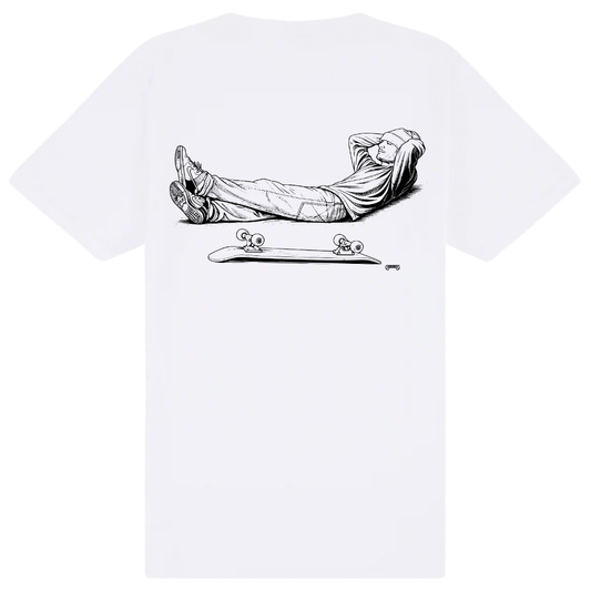 Cheapskates Laid Back Tee - White