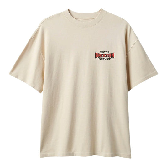 Brixton Motorized Oversized Tee - Cream