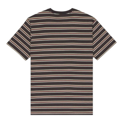 Element Icon Embroidery Tee - Washed Stripes Off Black