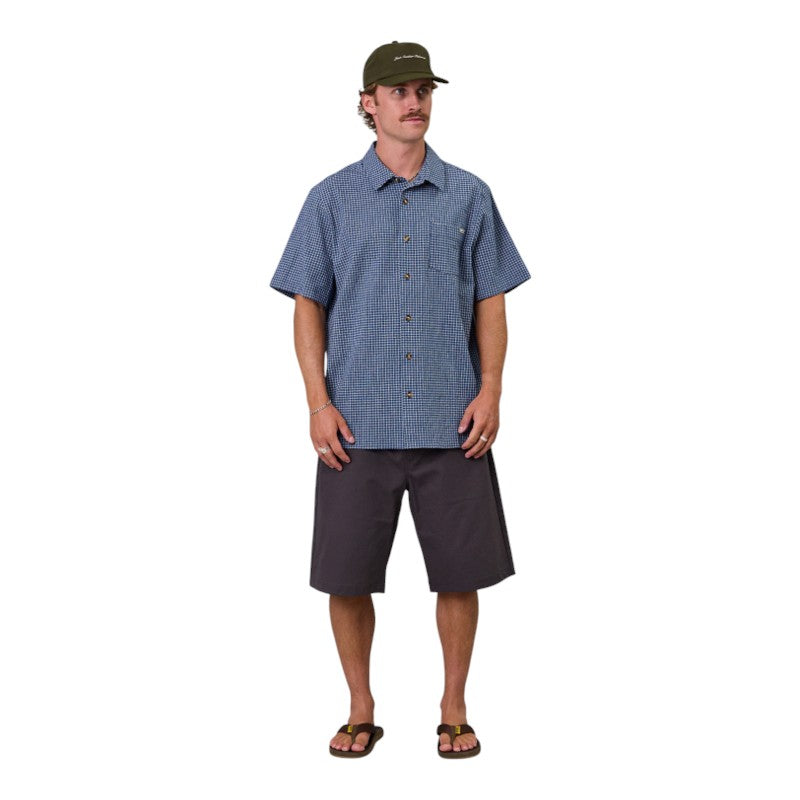 J.A.F Ballast Shirt - Blue Check