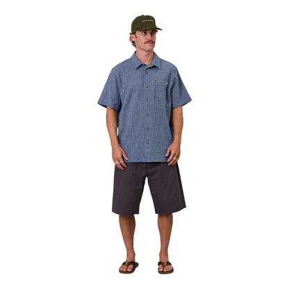 J.A.F Ballast Shirt - Blue Check