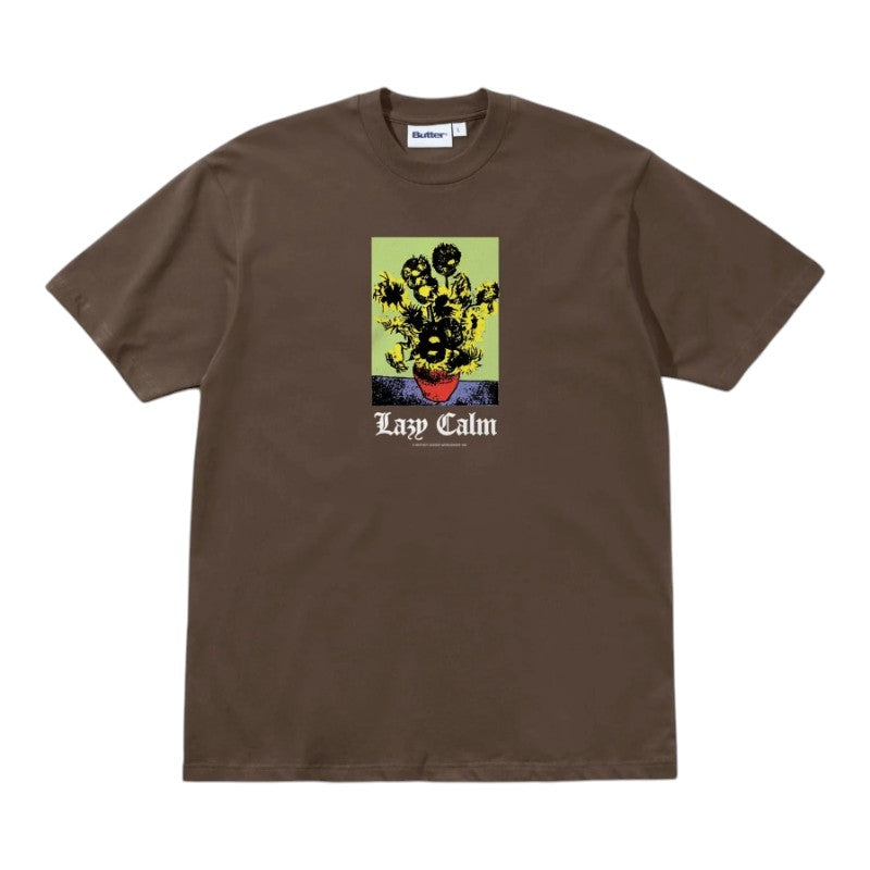 Butter Lazy Calm Tee - Brown