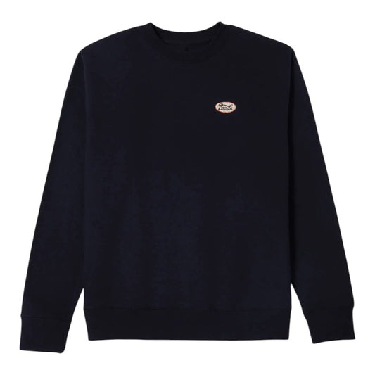 Brixton Parson Patch Crew - Classic Navy