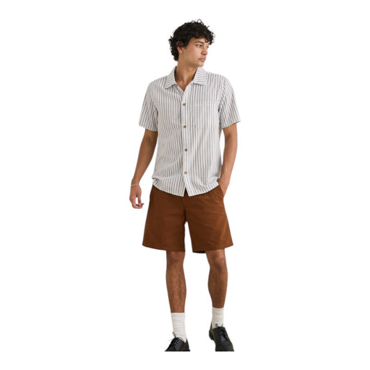Rhythm Seersucker Stripe Shirt - Cedar
