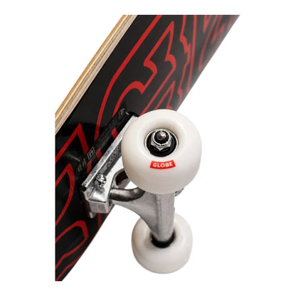 Globe G0 Heyman Complete - Black Dye/Red 8.0"