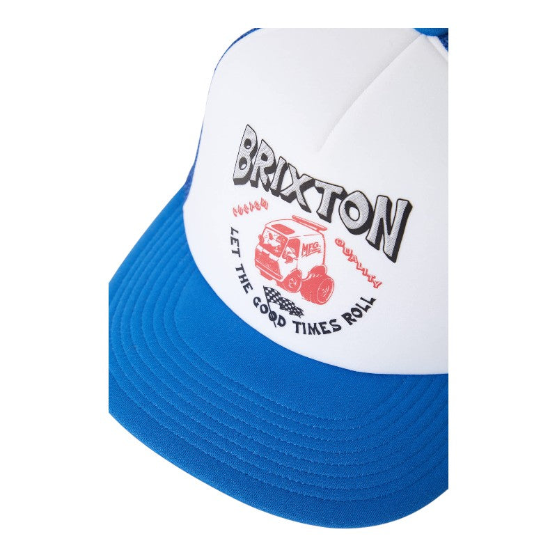 Brixton Garnet Trucker Hat - Royal/White