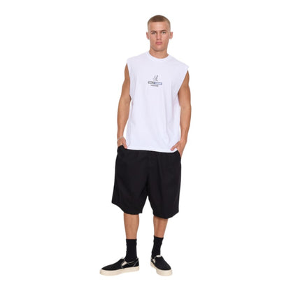 Thrills Risen Merch Muscle Singlet - White