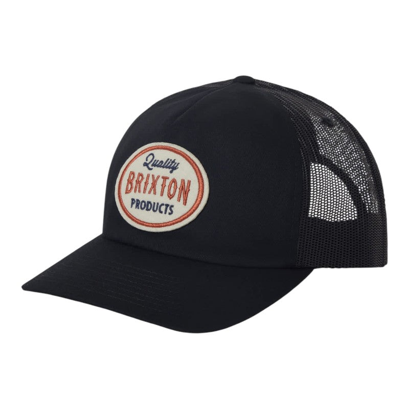 Brixton Henry Trucker Hat - Black/Black