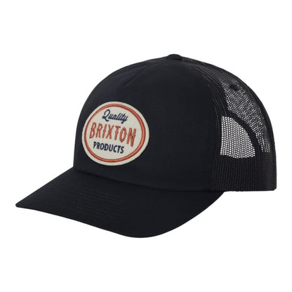 Brixton Henry Trucker Hat - Black/Black