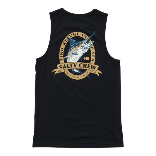 Salty Crew Bill Club Regular Tank - Black
