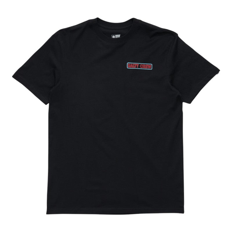 Salty Crew Neon Sign Tee - Black