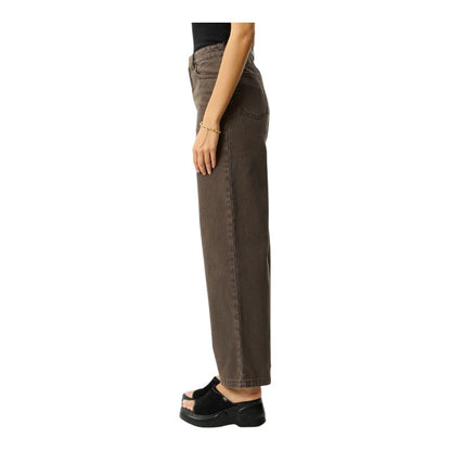 Afends Bella Wide Leg Jeans - Washed Coffee