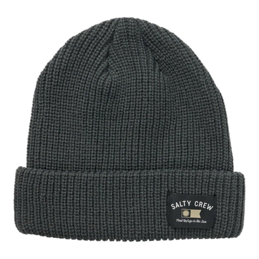 Salty Crew Nautical Beanie - Coal
