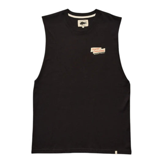 J.A.F Cracks & Crevasses Tank - Black