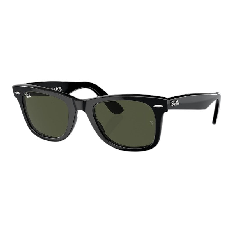 Ray-Ban Wayfarer - Black/Green Polarized