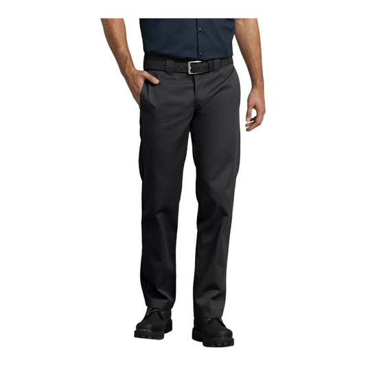 DICKIES 873 Work Pant – Black Slim Straight Fit