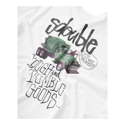 SDouble Rough And Tumble Tee - White