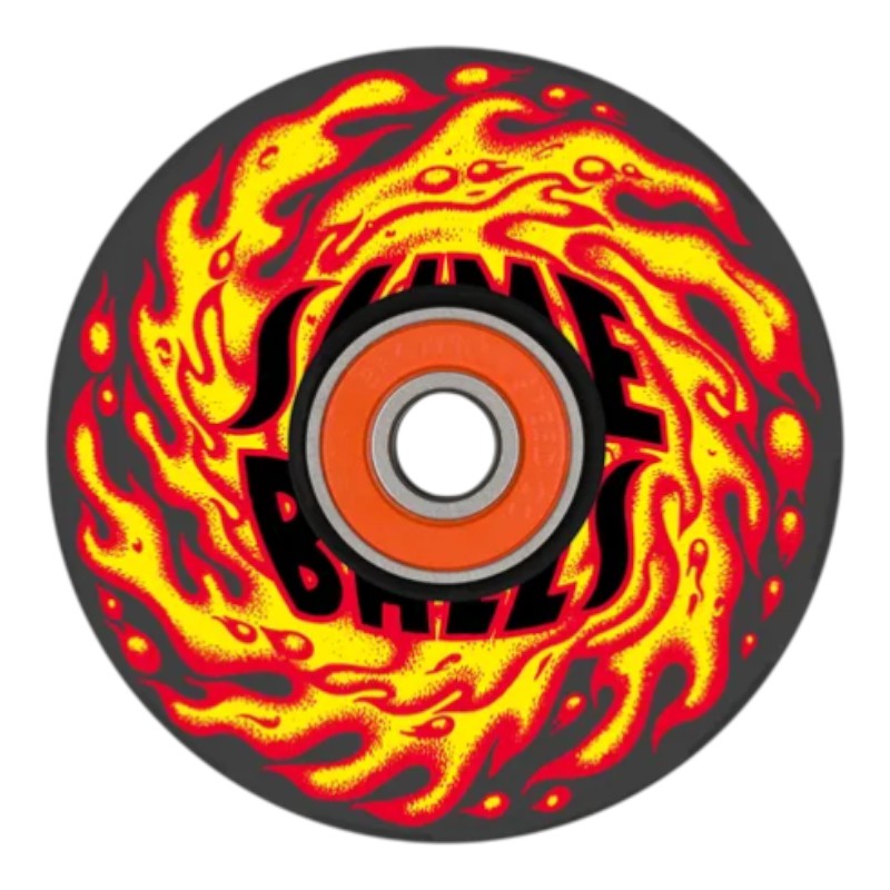 Slime Balls Wheels OG Light Ups Flame - 66mm/78A