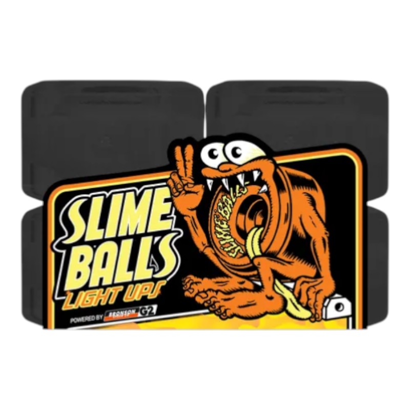 Slime Balls Wheels OG Light Ups Flame - 66mm/78A