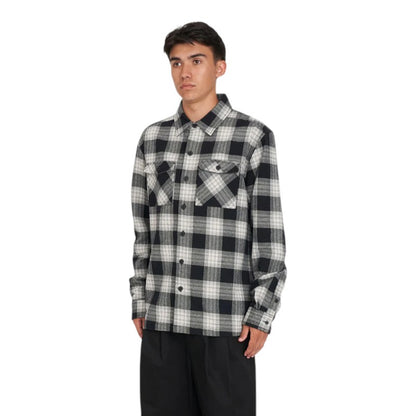 Huffer 9 to 5 Check Shacket - Moonrock Check
