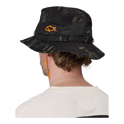 J.A.F Fisherman Wide Brim - Black Camo