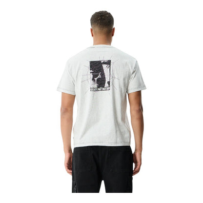 Afends Tangled Boxy Tee - Grey Marle