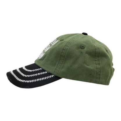 Afends Repetition Six Panel Cap - Cypress