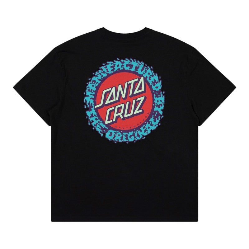 Santa Cruz Splatter MFG Dot Tee - Black