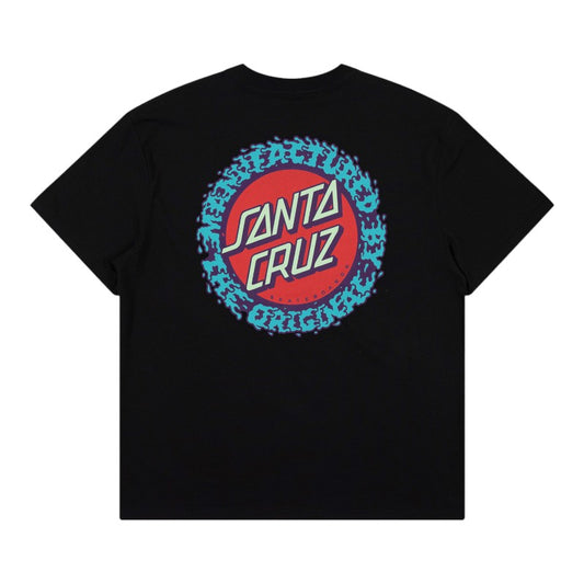 Santa Cruz Splatter MFG Dot Tee - Black