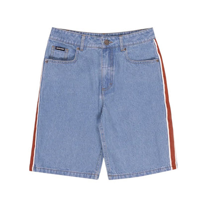 Santa Cruz Youth Fisheye Jean Short - Mid Blue