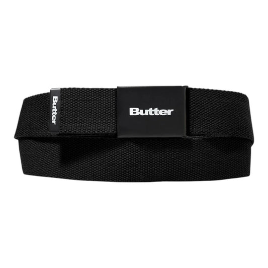 Butter Goods Logo Woven Belt - Black