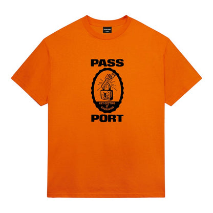 Passport Hercu~Locks Tee - Safety Orange