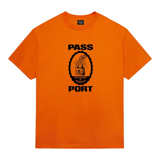 Passport Hercu~Locks Tee - Safety Orange