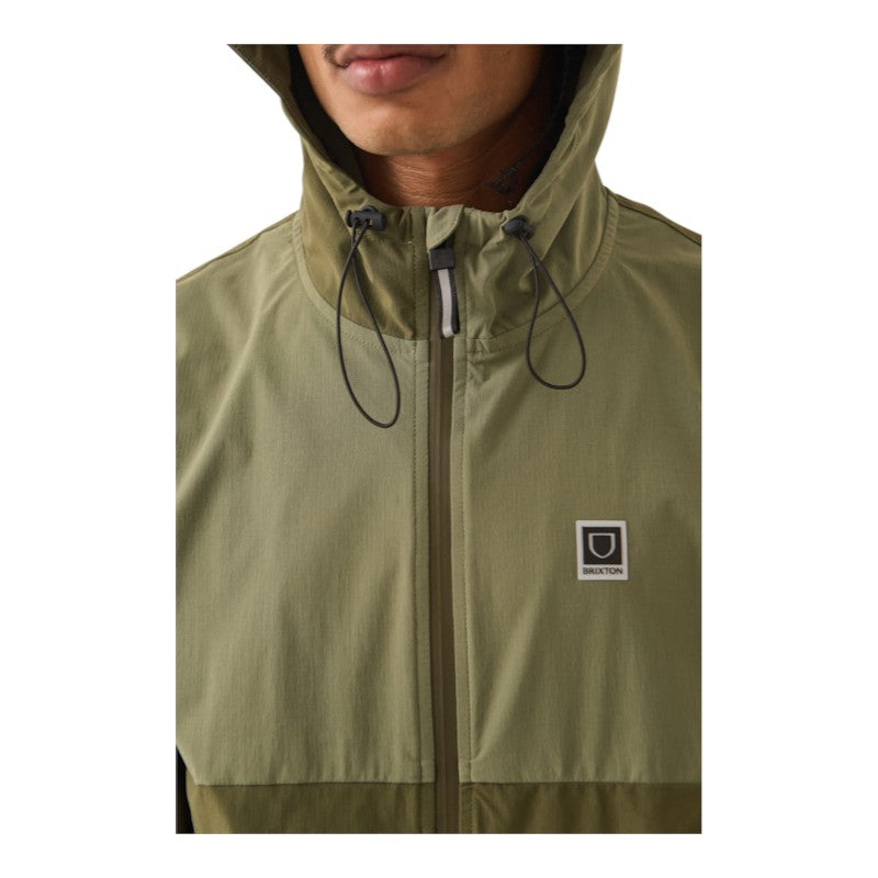 Brixton Journey Zip Jacket - Olive