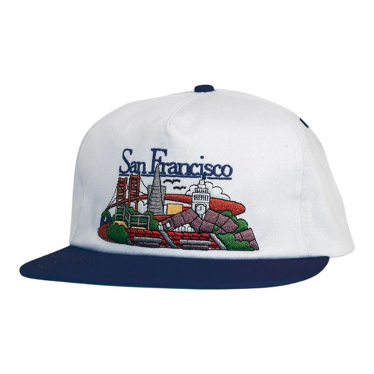 Real San Francisco Snapback - White/Navy
