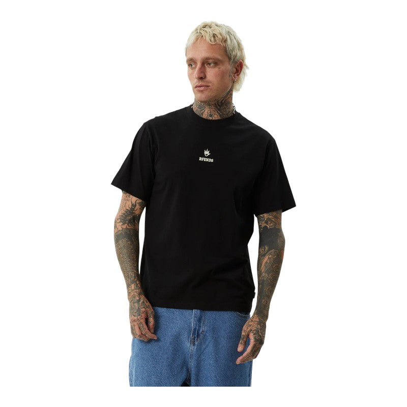 Afends Burnin Retro Tee - Black