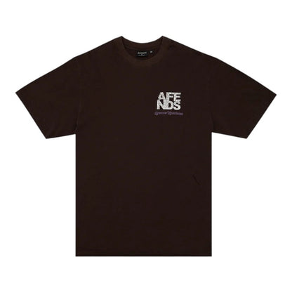 Afends Funnel Retro Tee - Washed Coffee