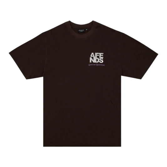 Afends Funnel Retro Tee - Washed Coffee