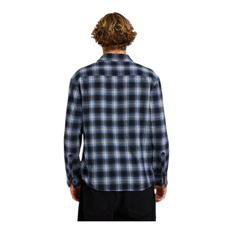 Volcom Psycho Flannel - Light Navy