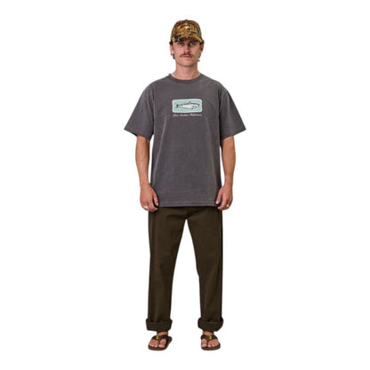 J.A.F Kahawai Sea Tee - Aged Black