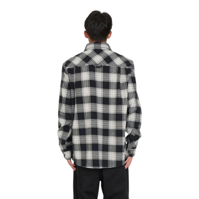 Huffer 9 to 5 Check Shacket - Moonrock Check