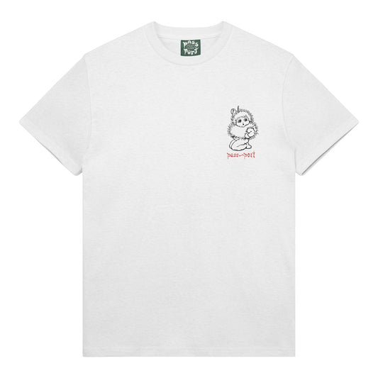 Passport Webbed Bed Tee - White