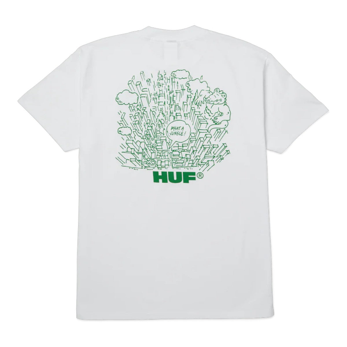 HUF What a Jungle Tee - White