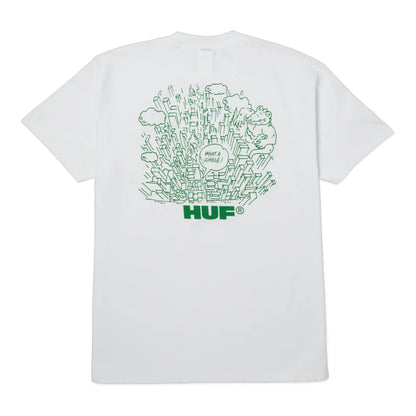 HUF What a Jungle Tee - White
