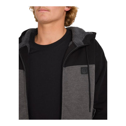 Volcom Division Lined Zip - Charcoal Heather